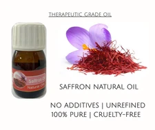 Natural SAFFRON Essential Oil 100% Pure Therapeutic Grade Massage Oils Unrefined