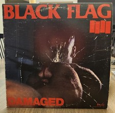 Black Flag-Damaged LP 1st Press W/ Anti-Parent Sticker VG/VG Hardcore/Punk SST