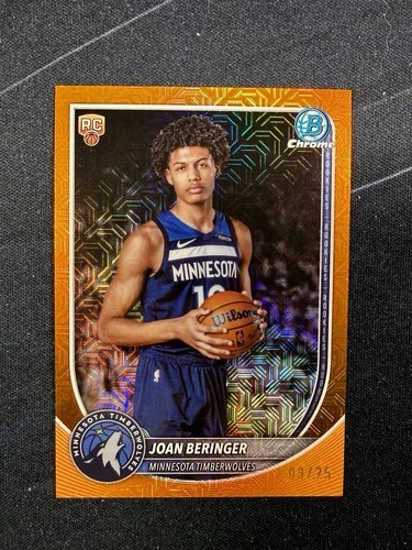 2025 Bowman Mega Box Basketball Orange Mojo Refractor Joan Beringer #BCV-17