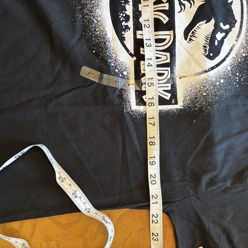 Jurassic Park Mens T-Shirt Size Large Black Short Sleeve - Picture 6 of 8