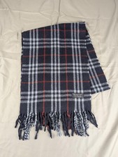 Vintage Burberry of London 100 Lambs Wool Scarf Multicolor Burberrys