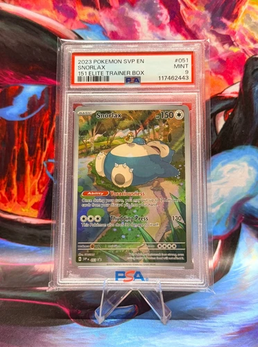 2023 Pokemon SVP EN-SV Black Star Promo 151  #051 Snorlax - PSA 9 MINT