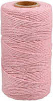 Rosa BäCker BindfäDen, 100M Baumwolle Schnur, 2MM Bastelschnur Dekokordel Schnur