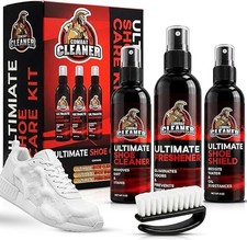 Shoe Cleaner Kit Sneaker Care Solution Leather Suede Canvas Mesh Nubuck