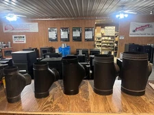 24ga Black Stove Pipe Tee 4" 5" 6" 7" 8" Chimney Wood Coal Stove