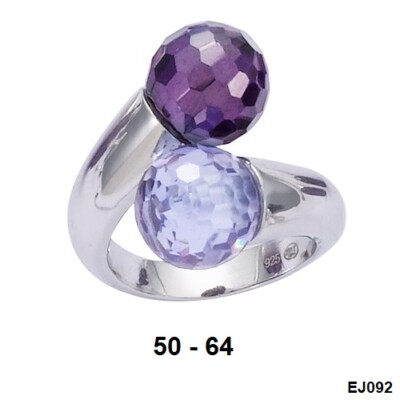 Boucles D'oreilles Puces Argent Massif 925 Améthyste 10mm Dolly-Bijoux - Neuf Avec étiquettes