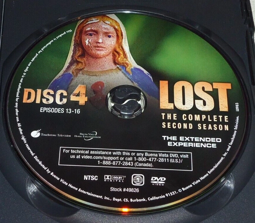 LOST Season 2 DISC 4 DVD REPLACEMENT only 2nd second season two