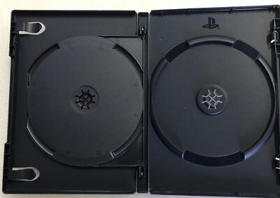 Pack Of 2 Original Sony PS2 Replacement Game Cases ps-logo small p