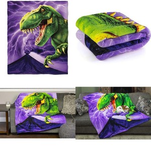 T-Rex Skull Woven Blanket - FindGift.com