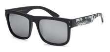 Biohazard Sunglasses square gray mirrored w/ camo 8bz66182 2 