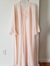 Victoria's Secret silk collection gown robe set XS