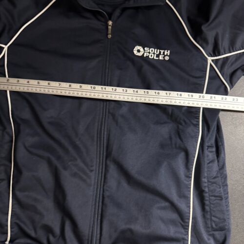 Southpole Jump Trainingsanzug Herren Large Navy Blau 90s y2k Hip Hop - Bild 12 von 12