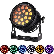 IP65 Led Waterproof Par Can 18X18W RGBWA UV Zoom Par Light outdoor Led Par Light