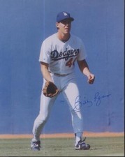 BILLY BEAN DODGERS SIGNED AUTOGRAPHED 8X10  PHOTO W/ COA