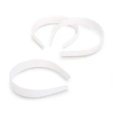 Darice White Plastic Headbands 12 Pieces 1088-06