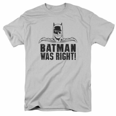 DC Batman Thomas Wayne T Shirt Mens Licensed DC Comics Tee Silver