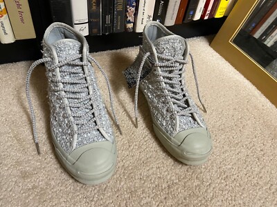 Converse x Bunney Jack Purcell hi Top fur Grey Womens 8.5 Converse x Bunney Jack Purcell hi Top fur Grey Womens 8.5