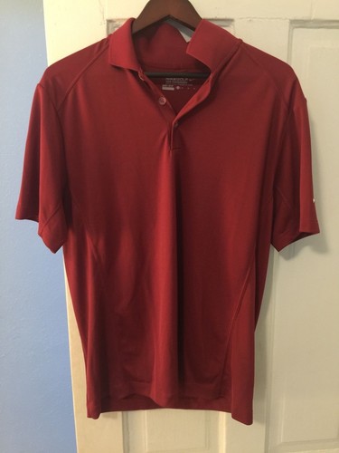 Nike Mens Golf Polo - Red | eBay