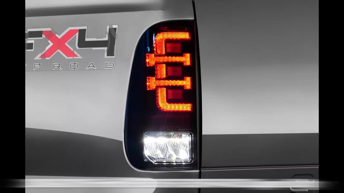 Pair Clear LED Tail Light Brake Lamps For Ford F250 F350 Super Duty 2008-2016