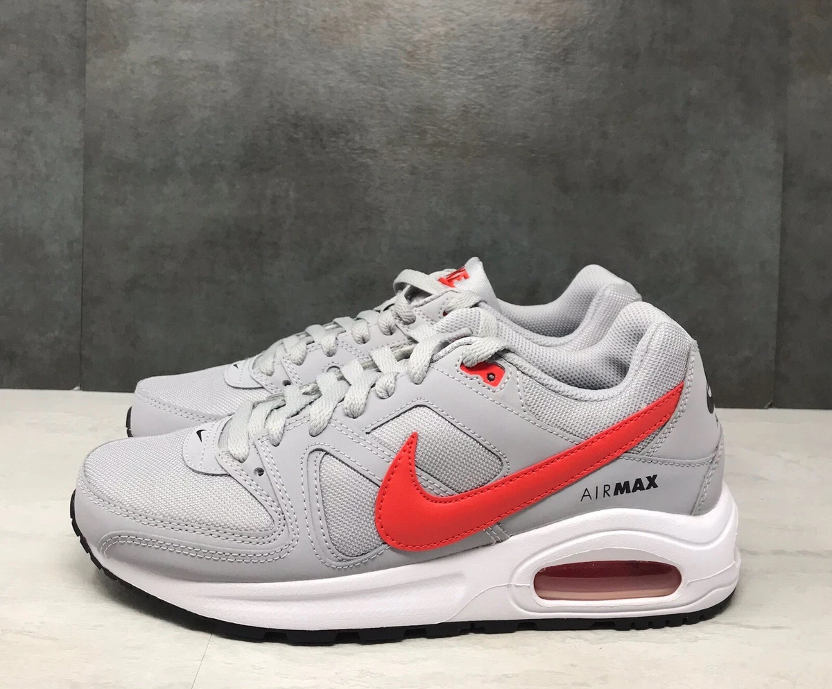 Nike Air Max Command Flex GS Wolf Grey Track Red White 844346 004 Size 6.5Y