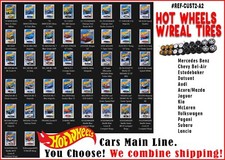 Hot Wheels personalizados con neumáticos reales.  ¡Tú eliges!  ¡Envíos combinados! #REF-CUST2-A2