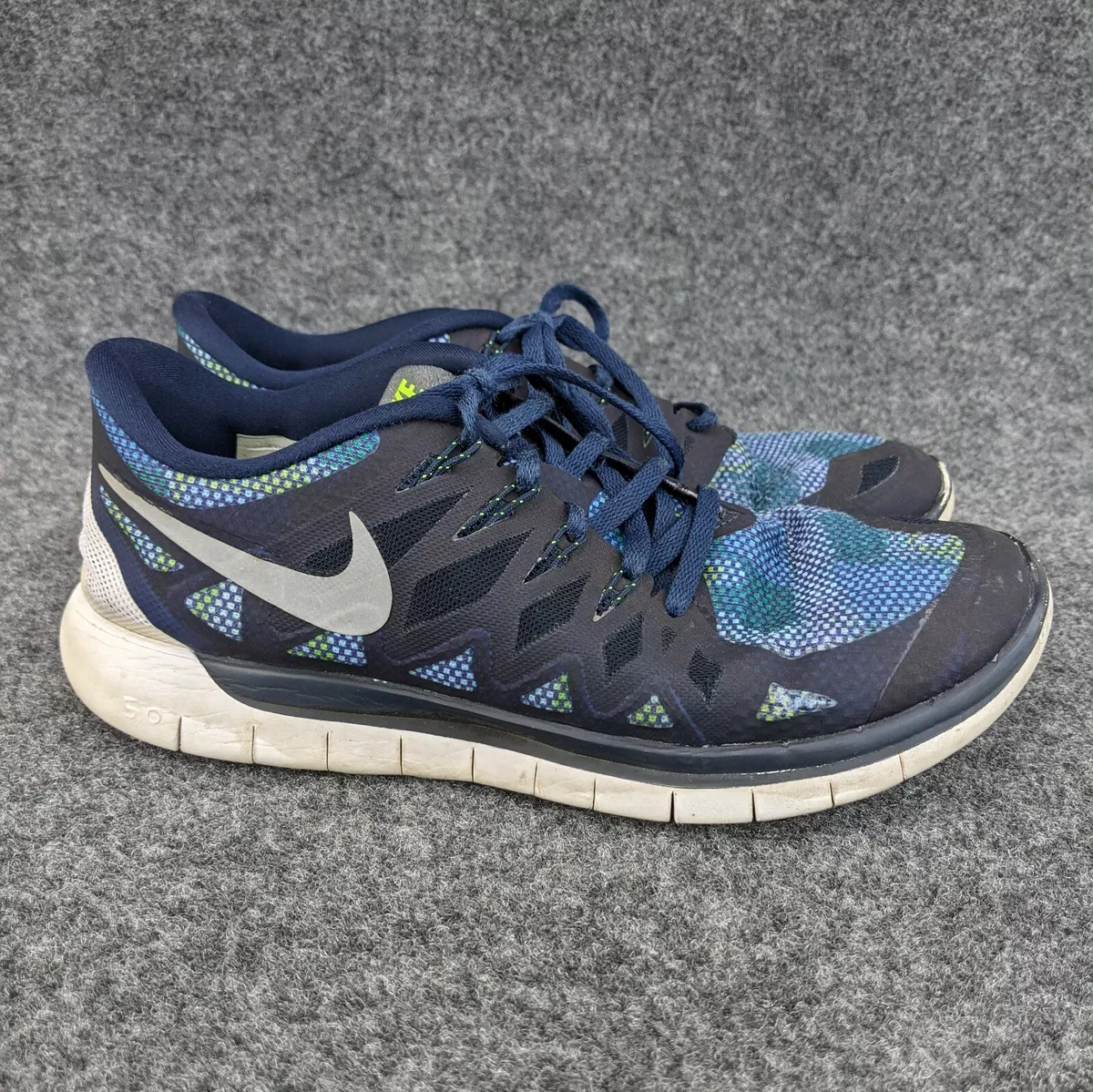 Troosteloos beest spiritueel Nike Free 5.0 Womens Running Training Blue Green Camo Athletic Sneaker Size  8.5 | eBay