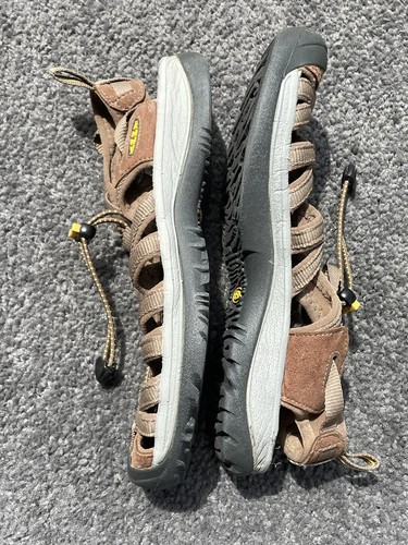 Keen Damen-Sandalen 8 Whisper Trail Wasserfische Camp Fersenriemen Kordelzug braun - Bild 12 von 17