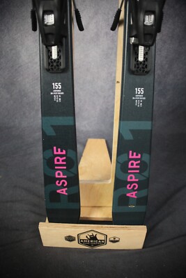 NEW FISCHER ASPIRE SKIS SIZE 155 CM WITH FISCHER BINDINGS | eBay