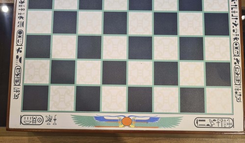 Classic Antique Style Handmade Pharaonic Chess Set on Wooden Board - Picture 22 of 24