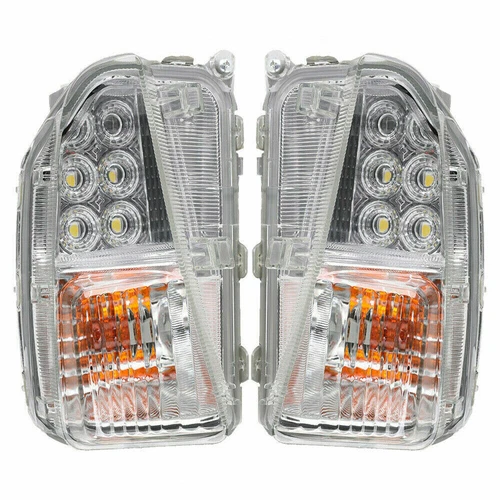 Fit 2012-2015 Toyota Prius Pair LED DRL Left & Right Fog Lights Turn Signal Lamp - Picture 2 of 12