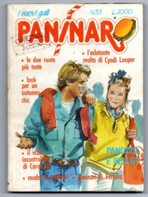 IL PANINARO N.33 PANOZZO E' BELLO? photo paninari ferrara cindy lauper carol alt
