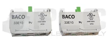 NEW LOT OF 2 BACO 33E10 CONTACT BLOCK