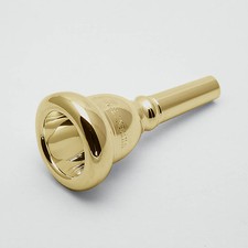 Bach 24K Gold Small Shank Artisan Trombone Mouthpiece, 12C NEW