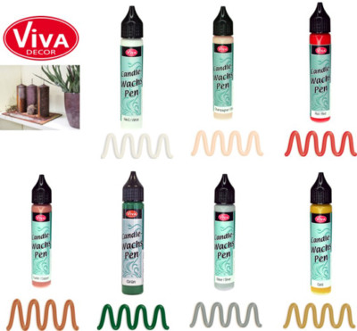 Candle Wachs Pen 28ml  Viva Decor Farbwahl