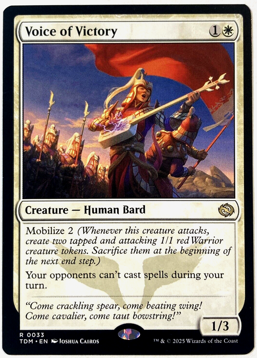 MTG Voice of Victory Tarkir: Dragonstorm 0033 NM | eBay