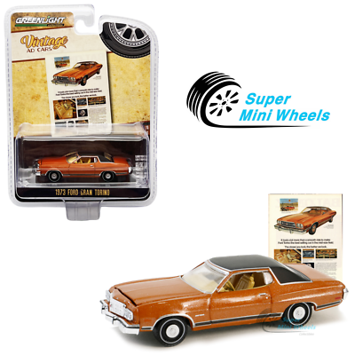 #ad #ad Greenlight 1:64 Vintage Ad Cars 1973 Ford Gran Torino $7.99