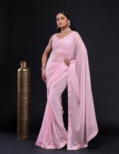 Bollywood Style Georgette Saree With Blouse For Reception And Party