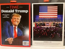 TIME MAGAZINE DONALD TRUMP 47th. PRESIDENT OF THE UNITED STATES SPECIAL EDITION