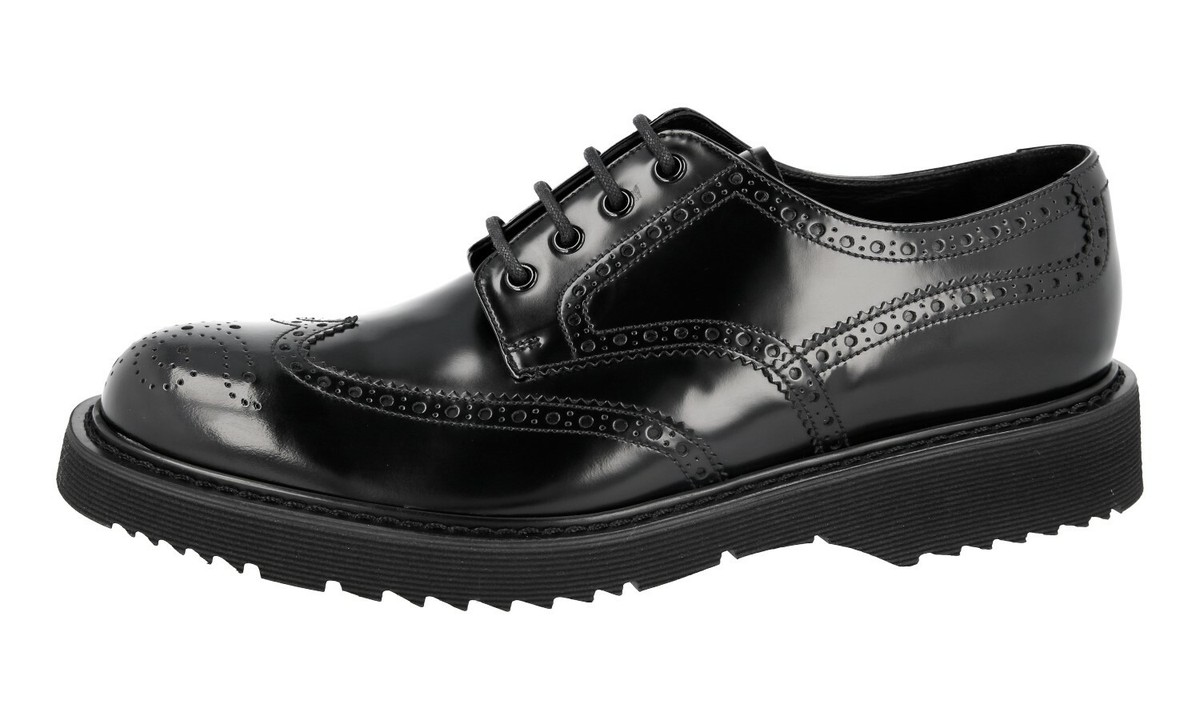 PRADA ブラック ブーティ 239 34 Black Leather boots | PRADA