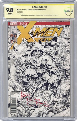 X-Men Gold #13E Adams 1:50 Variant CBCS 9.8 SS 2017 19-3FB9FF8-118