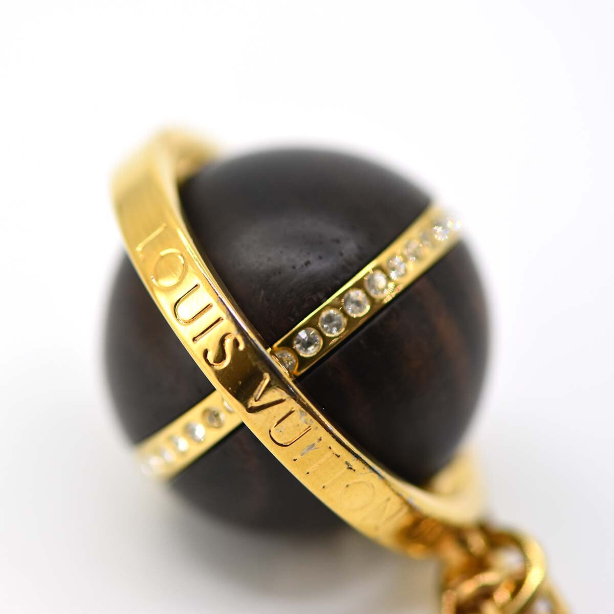LOUIS VUITTON Pendant Magnetic Glitter M66856 Necklace Gold Plated 