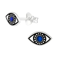 Ohrstecker Evil Eye TüRkisches Auge 1 Paar Ohrringe Aus 925 Sterling Silber