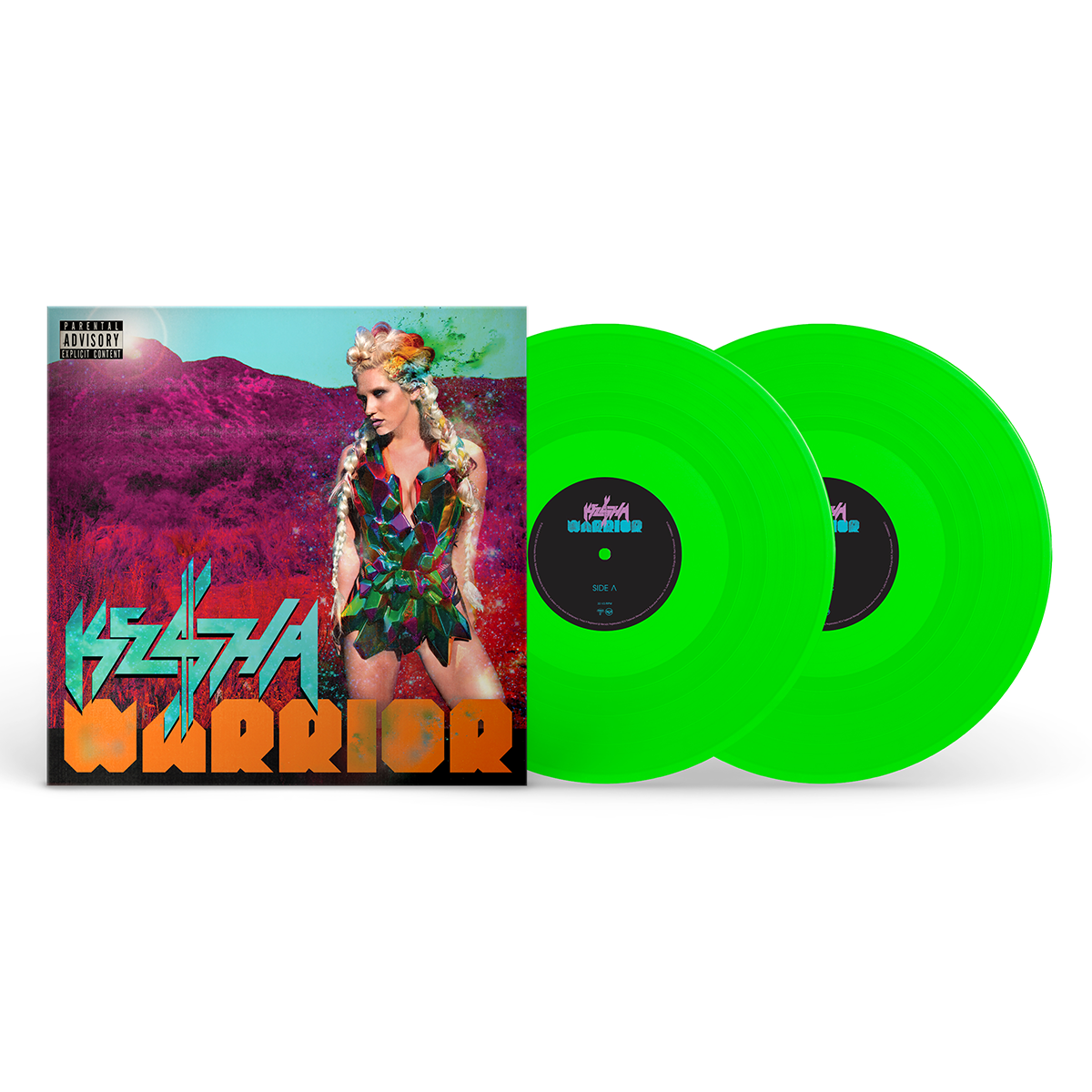 KESHA - WARRIOR EXPANDED EDITION GREEN VINYL 12