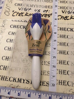  Zeal  Reflecting Nature 1X BASTING BRUSH L213DISP SOFT SLICONE TOOLS COLOR,PURP