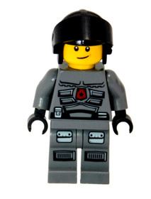 LEGO Male Officer Minifigure with Air-tank Space Police 3 Galactic Enforcer 5974