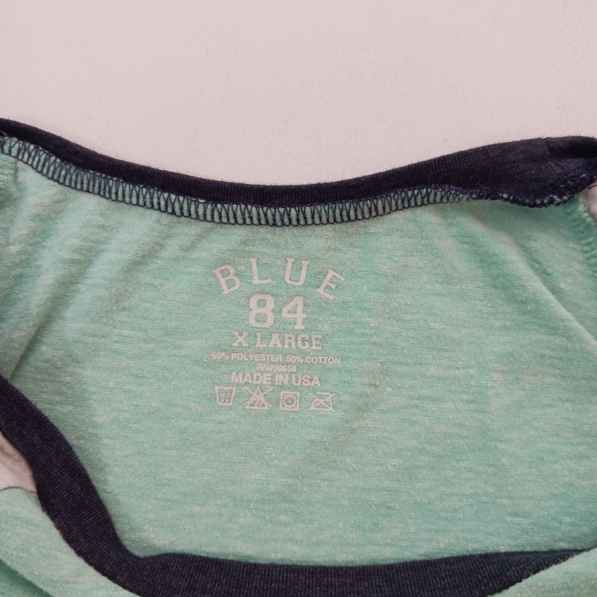 トップス Blue 84 RN#99658 Women's XL Multicolor Cotton Blend Raglan T-Shirt