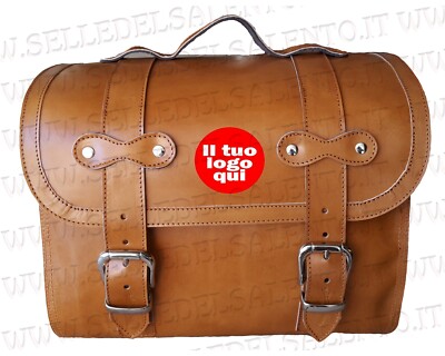 Bauletto borsa Vespa Lambretta borsone portapacchi vera pelle col
