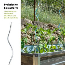 Tomatenspiralstäbe  Voll verzinkt Pflanzstab Tomatenstab Pflanzenstütze 3 Größen