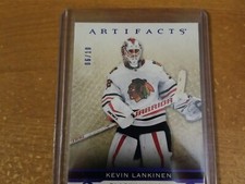 2021-22 UPPER DECK ARTIFACTS HOCKEY 6/10 INDIGO #72 KEVIN LANKINEN BLACKHAWKS