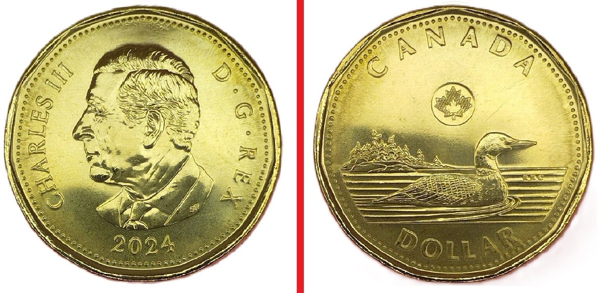 1$ CANADA 2024 👑🍁💲 King Charles III dollar coin | eBay
